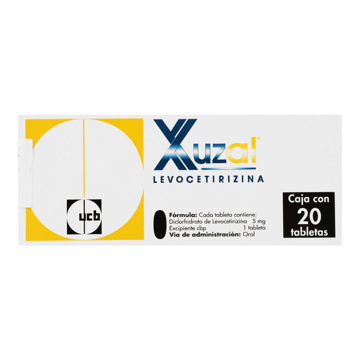 Xuzal 5Mg Con 20 Tabletas (Levocetirizina) - WeCare Pharma