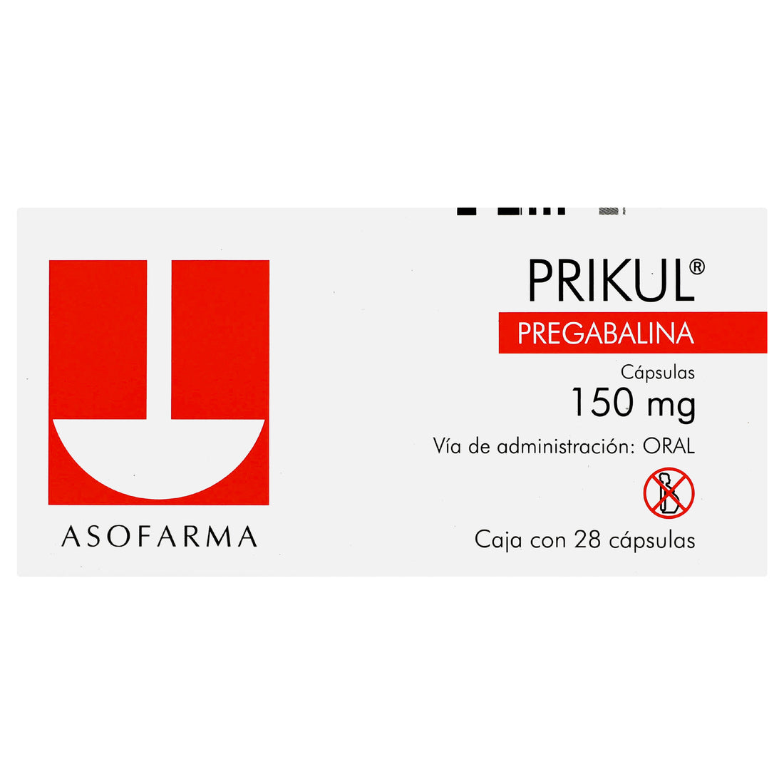 Prikul 150Mg Con 28 Capsulas (Pregabalina) 2 - 7841141003733