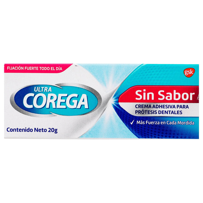 Ultra Corega Cra Adhesiva Sin Sabor 20G - WeCare Pharma