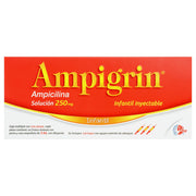 Ampigrin Infantil Frasco 250Mg Con 3 Ampulas (Ampicilina) - WeCare Pharma