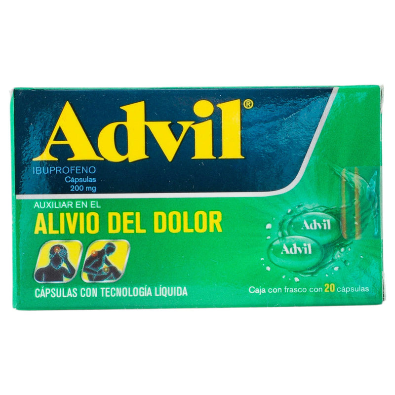 Advil Fastgel 200Mg Con 20 Capsulas (Ibuprofeno) - WeCare Pharma