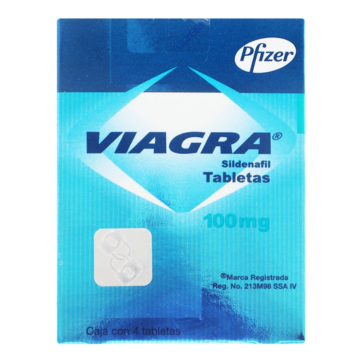 Viagra 100Mg Con 4 Tabletas (Sildenafil) 1 - 7501287688231