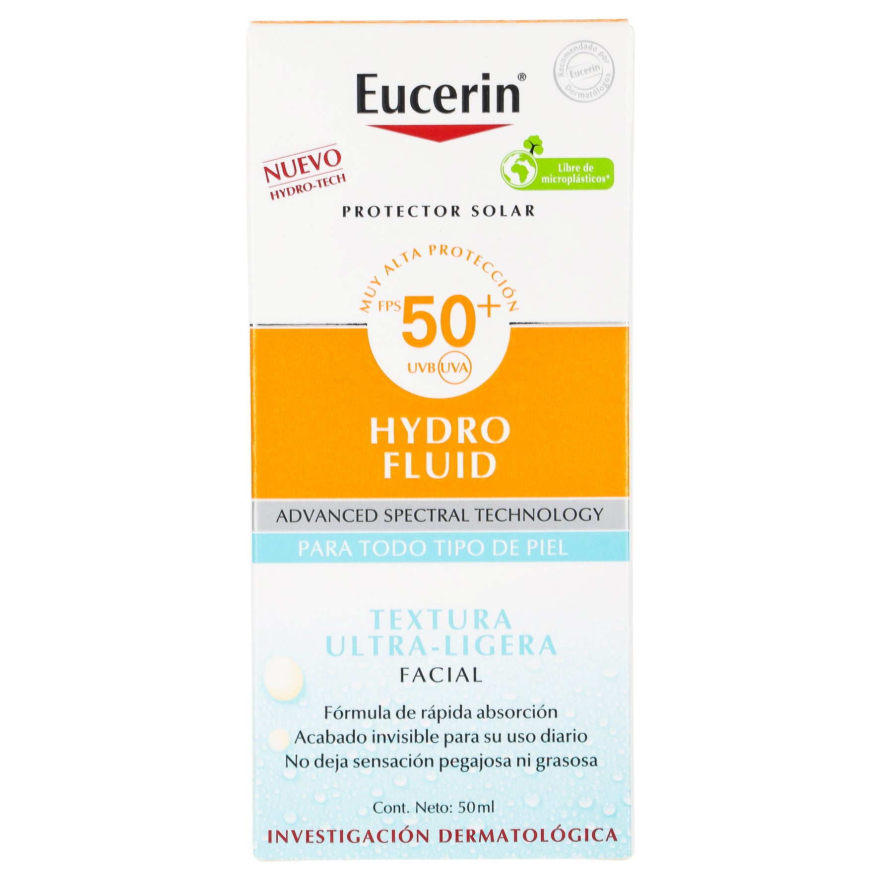 Eucerin Protector Solar Hydro Fluido Fps50 50Ml 2 - 4005900994776