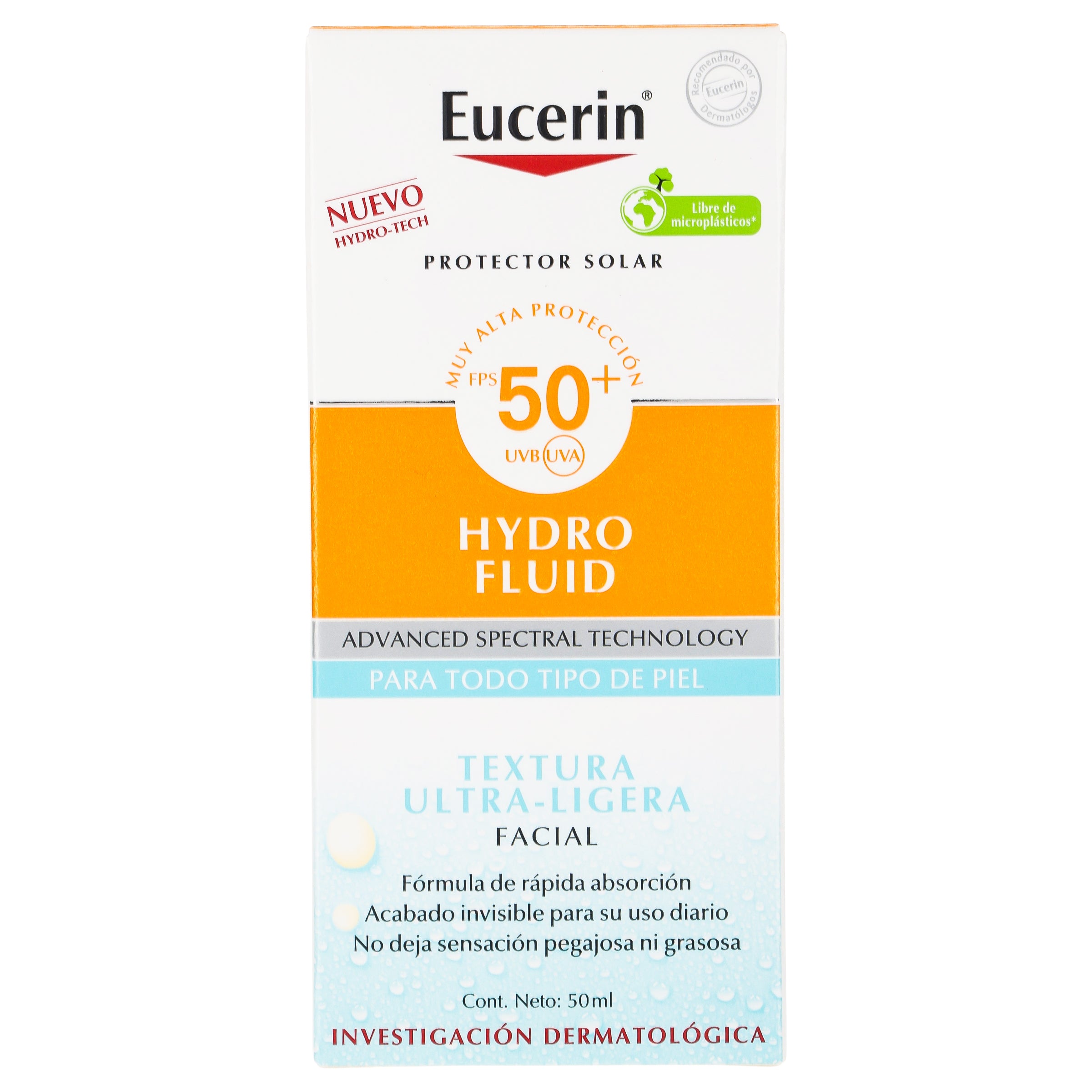 Eucerin Protector Solar Hydro Fluido Fps50 50Ml 2 - 4005900994776