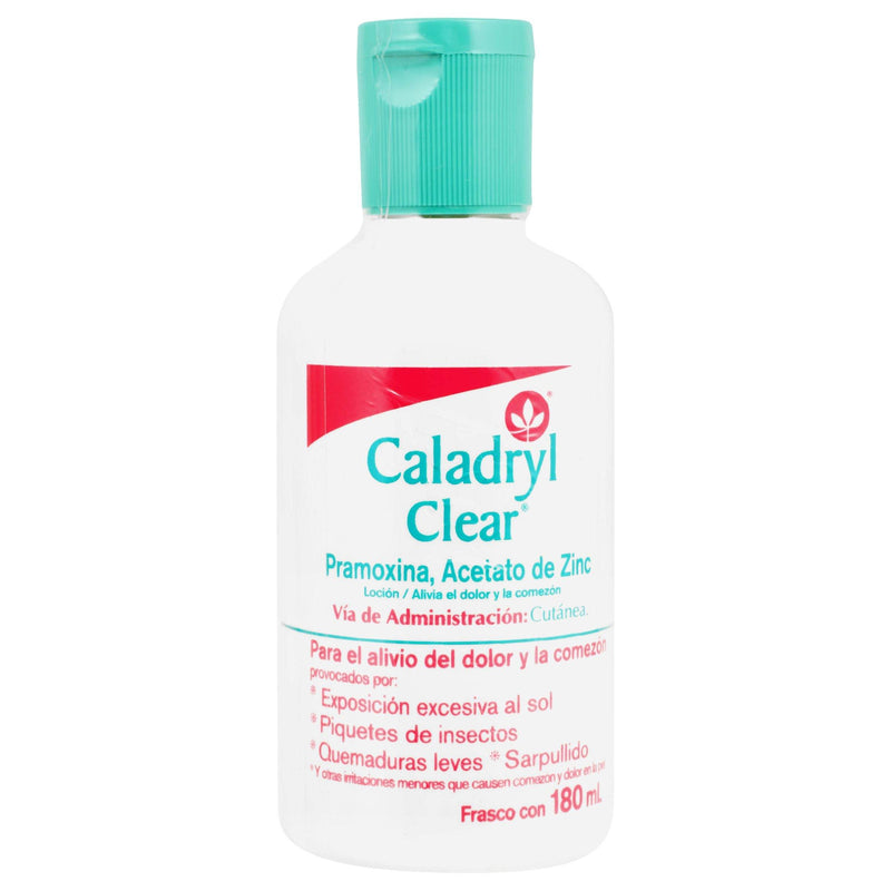 Caladryl Clear Loción 180Ml (Pramoxina/Acetato De Zinc) - WeCare Pharma