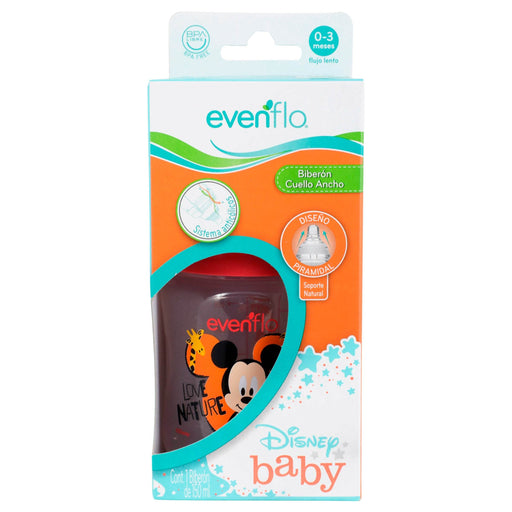 Biberon Cuello Ancho Disney 5Oz Evenflo - WeCare Pharma