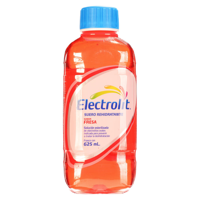 Electrolit Frasco 625Ml Fresa (Electrolitos Orales) 1 - 7501125104268