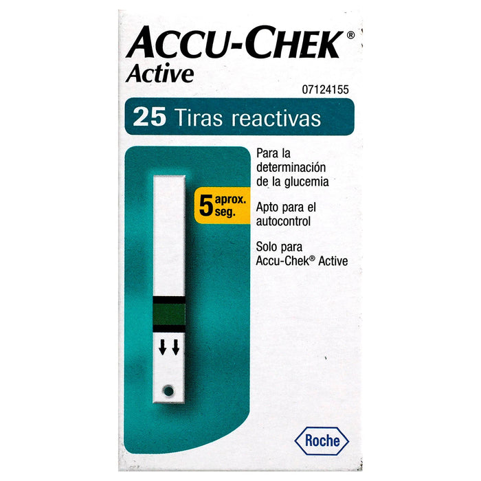 Accu-Chek Active Tiras Reactivas Con 25 - WeCare Pharma