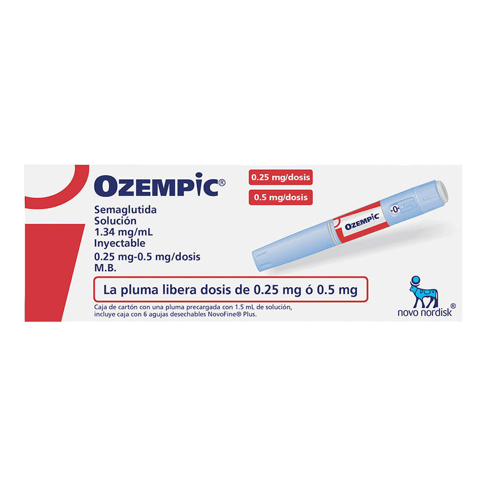 Ozempic Pluma 1.34Mg/Ml 0.25-0.5Mg/Dosis 1.5Ml (Semaglutida) 1 - 7503007822857