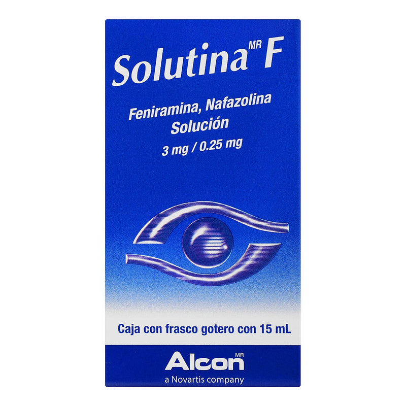 Solutina F Gotas 3Mg/0.25Mg 15Ml (Feniramida/Nafazolina) - WeCare Pharma