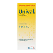 Unival Suspensión 1G/5Ml 230Ml (Sucralfato) - WeCare Pharma