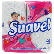 Papel Higiénico Suavel Con 4 - WeCare Pharma