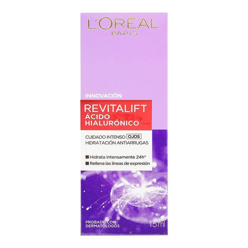 Loreal Revitalif Acido Hialuronico Ojos 15 Ml - WeCare Pharma