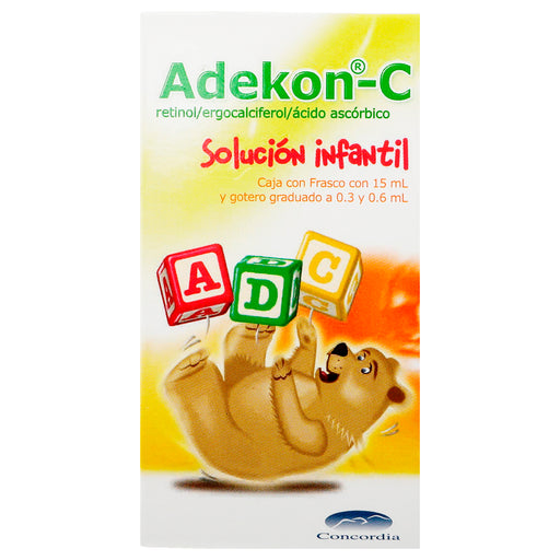 Adekon C Gotas 15Ml (Retinol/Ergocalciferol/Ac Ascorbico) 1 - 7501072350039