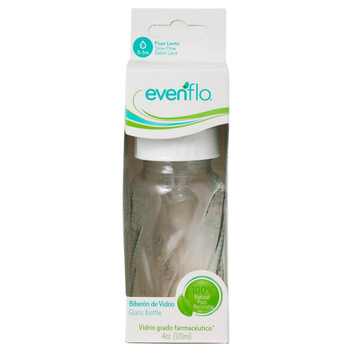 Biberon Vidrio 4Oz Evenflo - WeCare Pharma