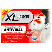 Xl-3 Vr 3Mg/50Mg/375Mg Con 24 Tabletas (Clorfenamina/Paracetamol/Amantadina) - WeCare Pharma