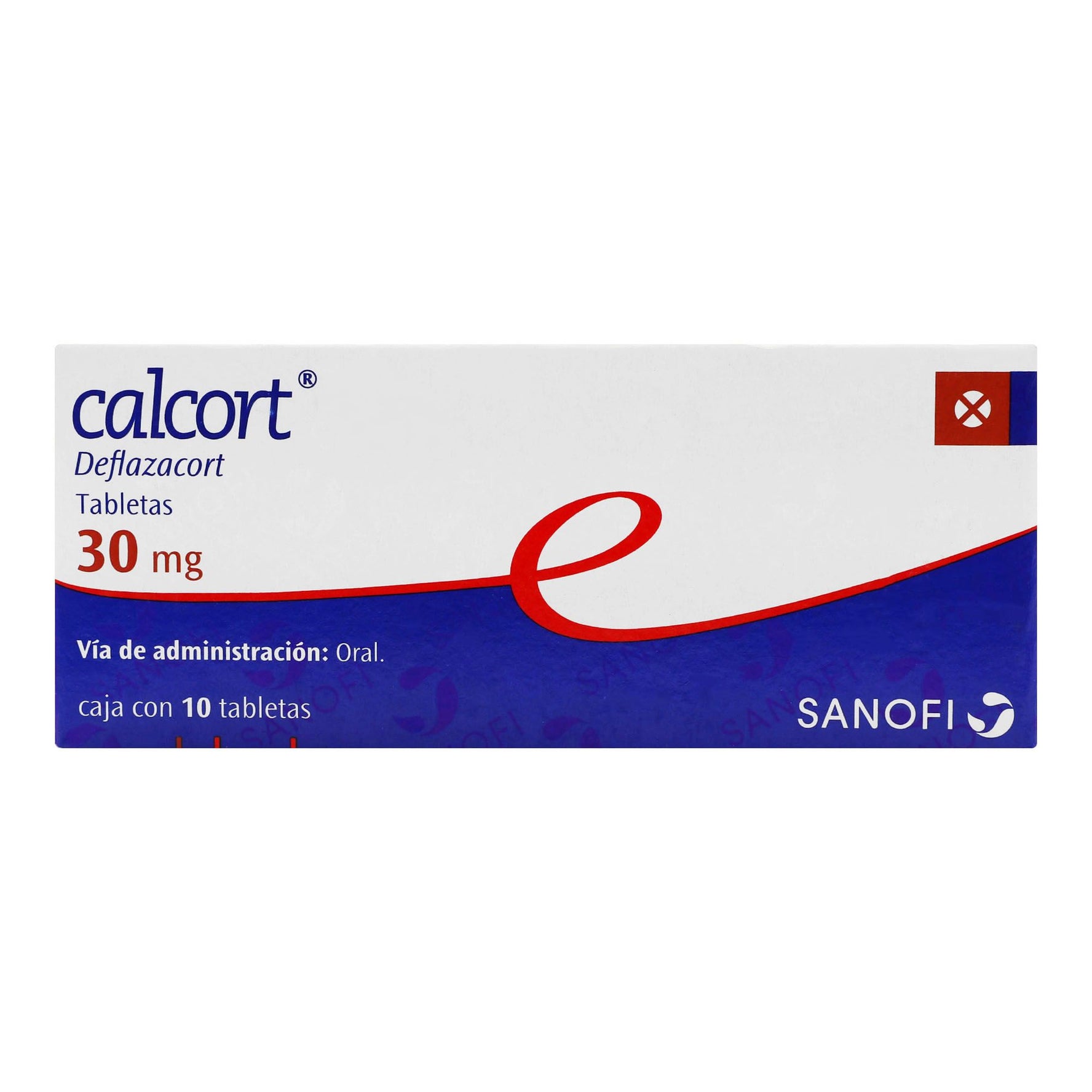 Calcort 30Mg Con 10 Tabletas (Deflazacort) 1 - 7501061002307