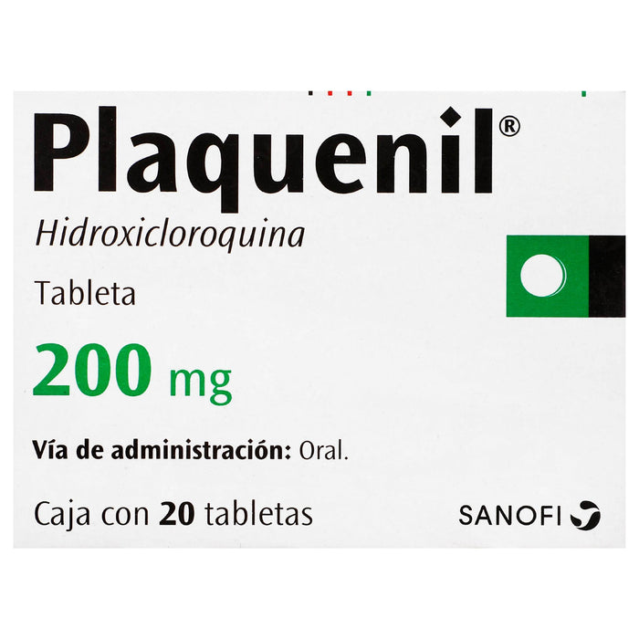 Plaquenil 200Mg Con 20 Tabletas (Hidroxicloroquina) - WeCare Pharma