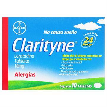 Clarityne 10Mg Con 10 Tabletas (Loratadina) - WeCare Pharma