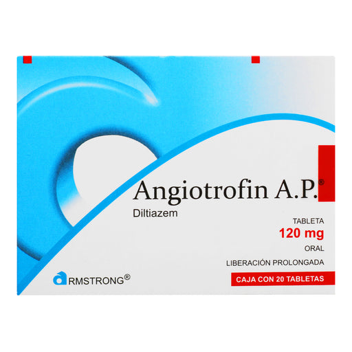 Angiotrofin Ap 120 Mg Con 20 Tabletas (Diltiazem) 1 - 7501089802040