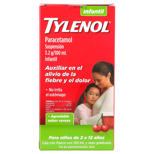 Tylenol Infantil Suspensión 3.2G/100Ml (Paracetamol) - WeCare Pharma