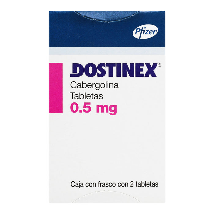 Dostinex 0.5Mg Con 2 Tabletas (Cabergolina) 1 - 7501287612755