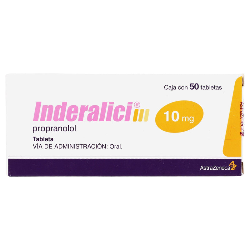 Inderalici 10Mg Con 50 Tabletas (Propranolol) - WeCare Pharma