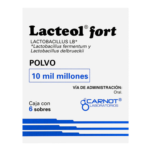 Lacteol Fort Sobres 340Mg Con 6 (Lactobacillus) 1 - 7501124103118