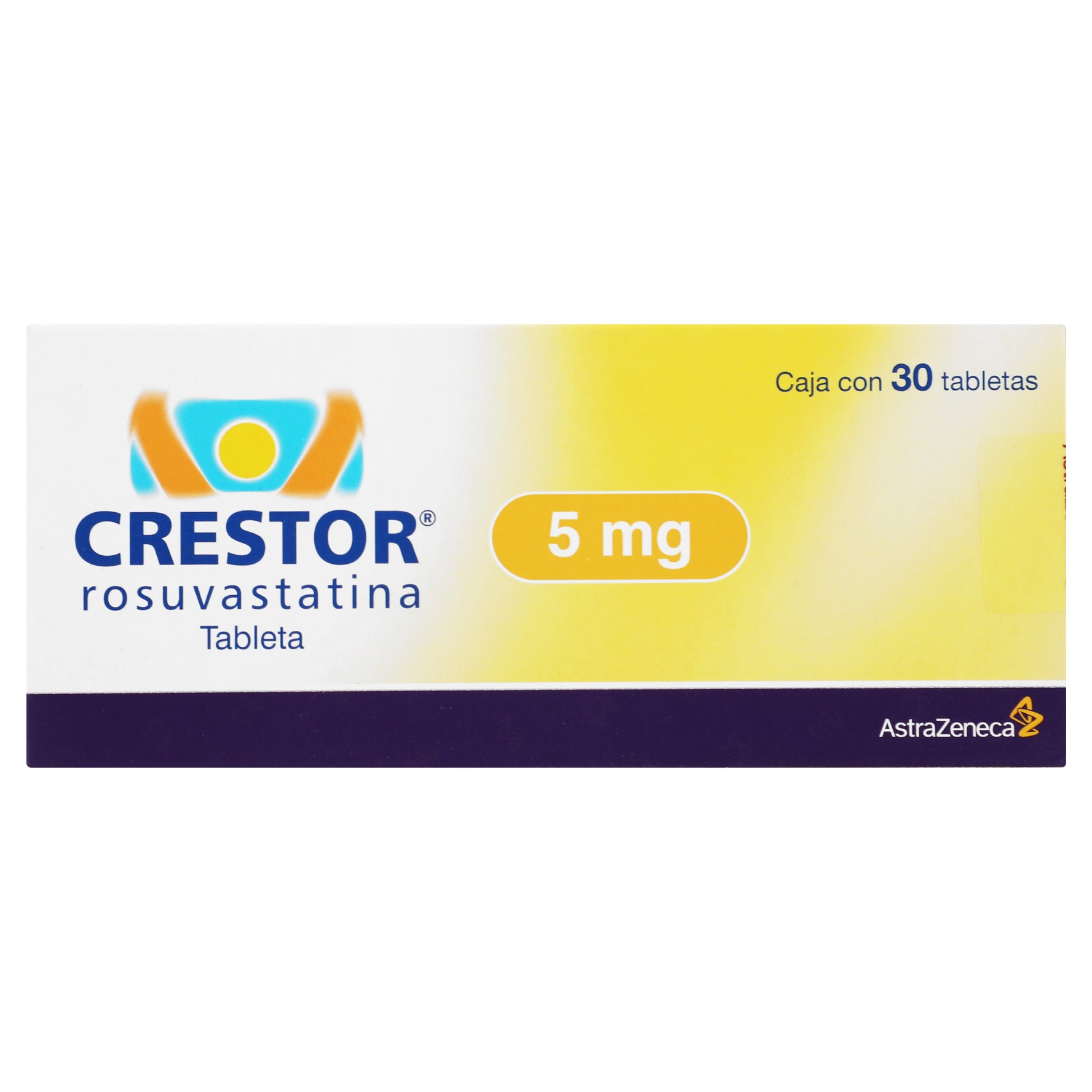 Crestor 5Mg Con 30 Tabletas (Rosuvastatina) 1 - 7501098608336