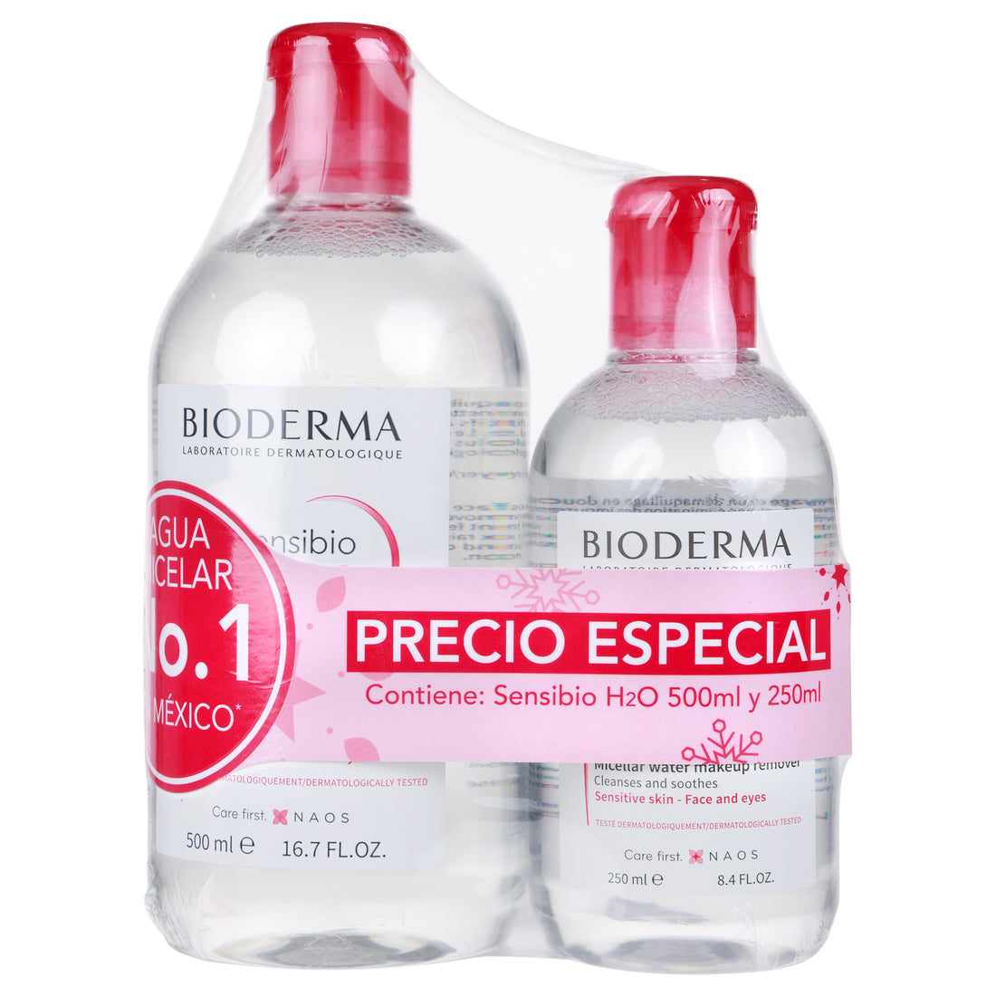 Bioderma Kit Sensibio Desmaquillante H2O 500Ml + Sensibio H2O 250Ml 1 - 7506307514835