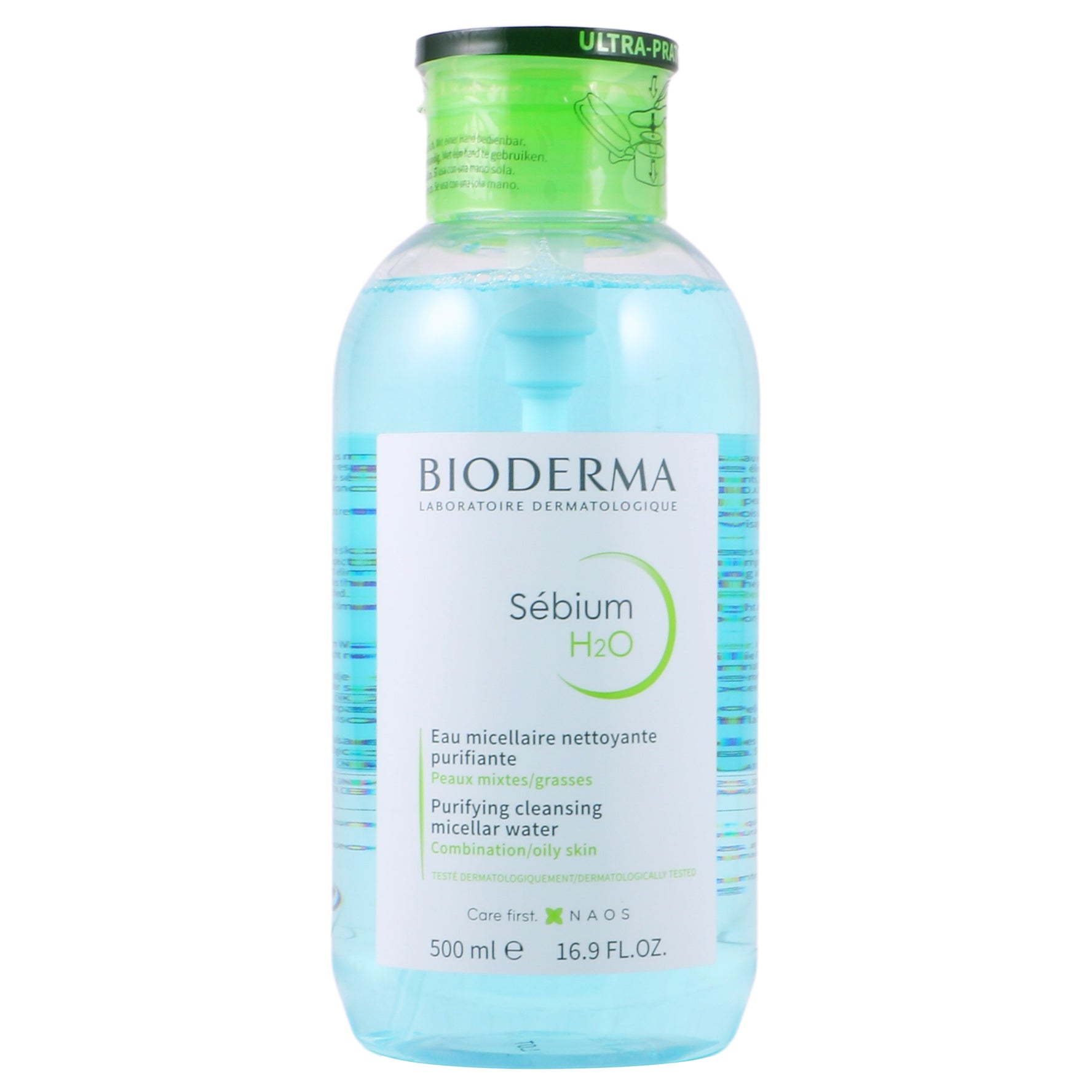 Bioderma Sebium H2O Agua Micelar Bomba 500Ml 1 - 3401396991830