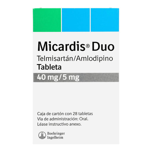 Micardis Duo 40Mg/5Mg Con 28 Tabletas (Telmisartan/Amlodipino) - WeCare Pharma