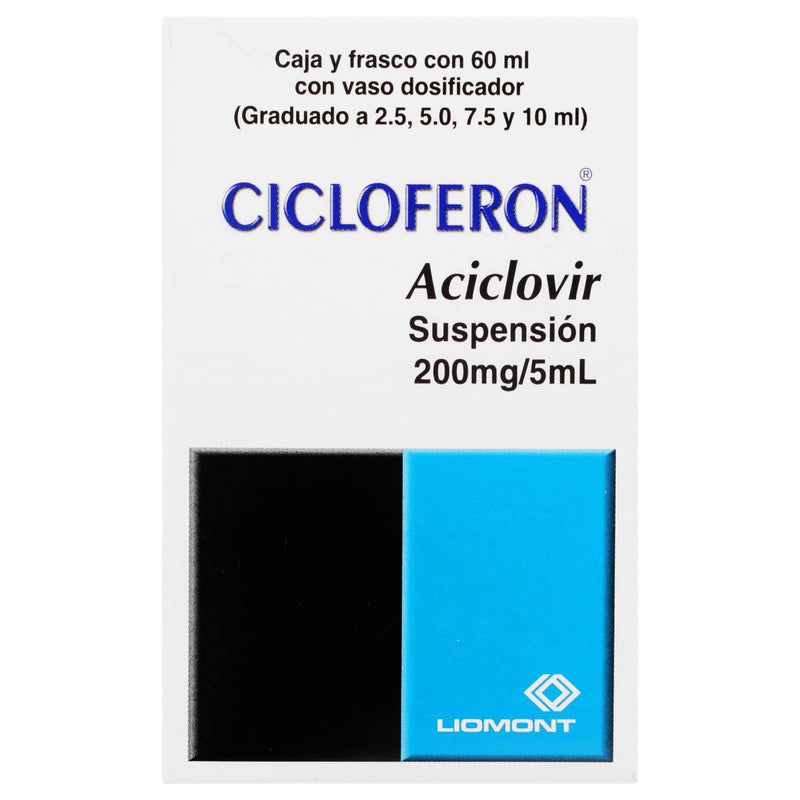 Cicloferon Suspensión 200Mg/5Ml 60Ml (Aciclovir) - WeCare Pharma