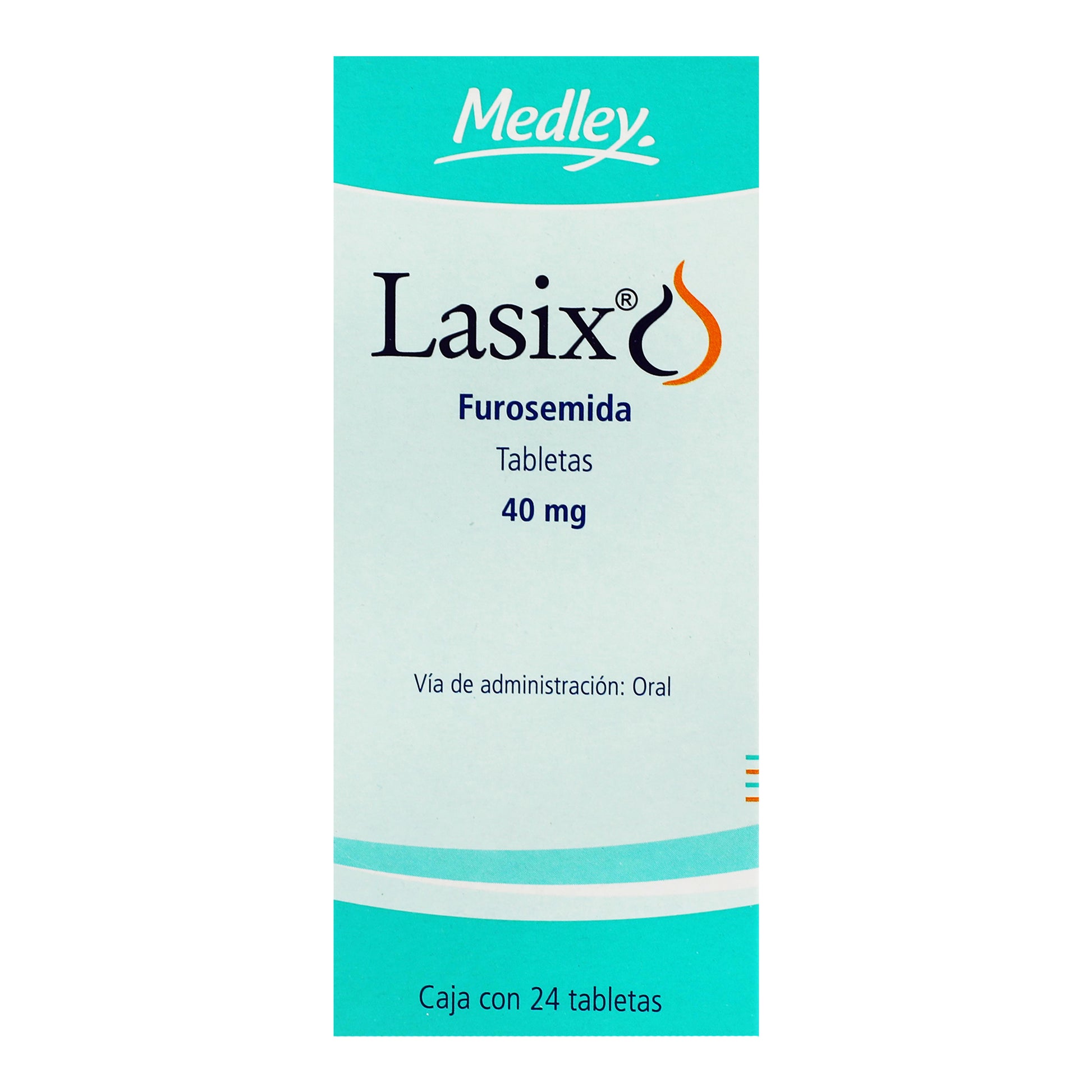 Lasix 40Mg Con 24 Tabletas (Furosemida) 1 - 7501165000193