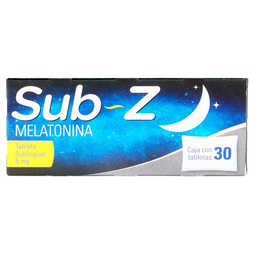 Sub-Z Sl 5Mg Con 30 Tabletas (Melatonina) - WeCare Pharma