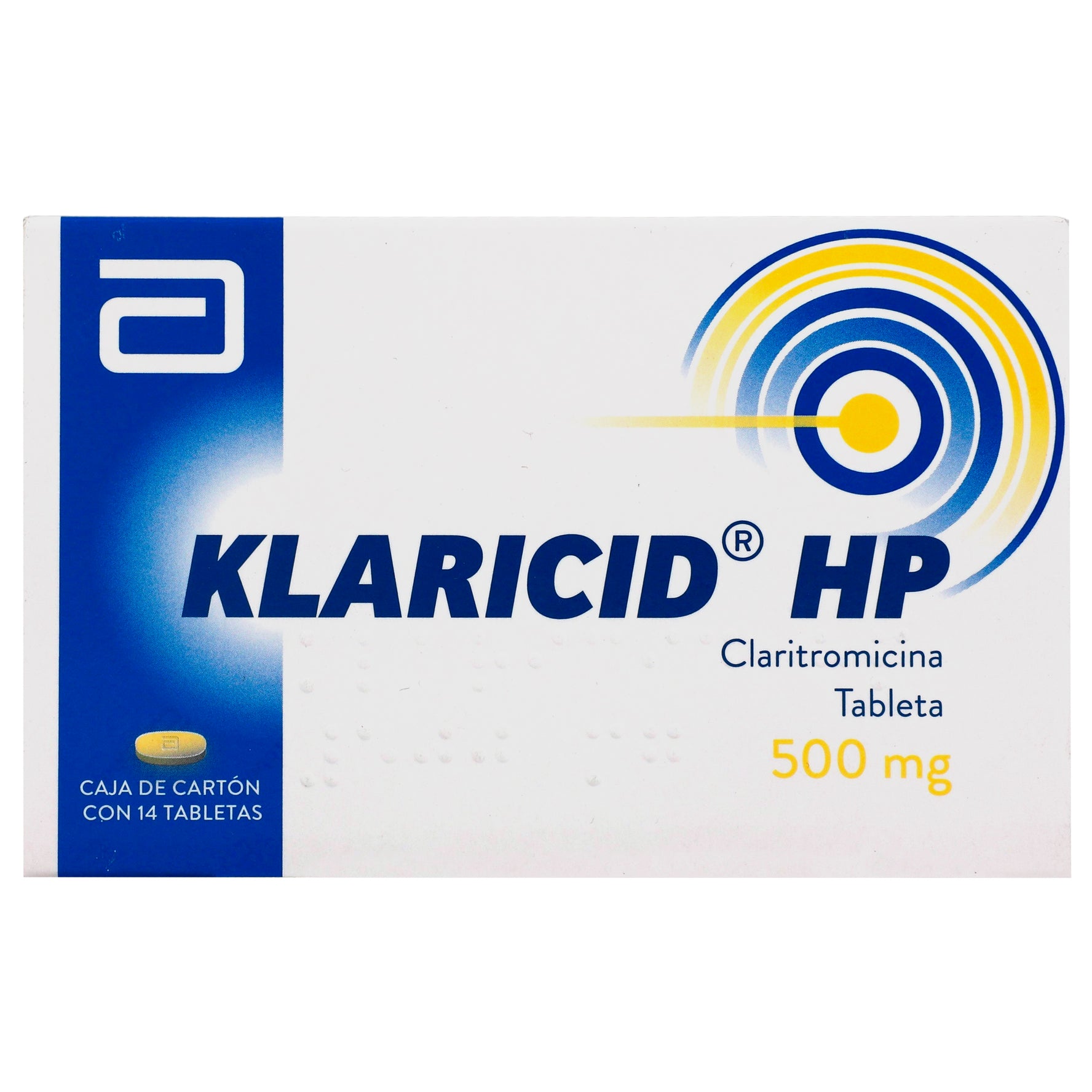 Klaricid Hp 500Mg Con 14 Tabletas (Claritromicina) 1 - 7501033921766