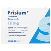 Frisium (Clobazam) Comp 10Mg Con 30 - WeCare Pharma