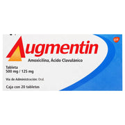 Augmentin 500/125Mg Con 20 Tabletas (Amoxicilina/Clavulanato) - WeCare Pharma