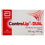 Controlip Dual 145Mg/40Mg Con 30 Tabletas (Fenobibrato/Simvastatina) - WeCare Pharma