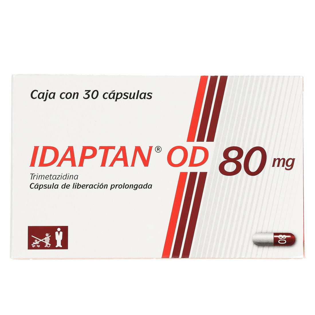 Idaptan Od 80Mg Con 30 Capsulas (Trimetazidina) 1 - 3664898060675