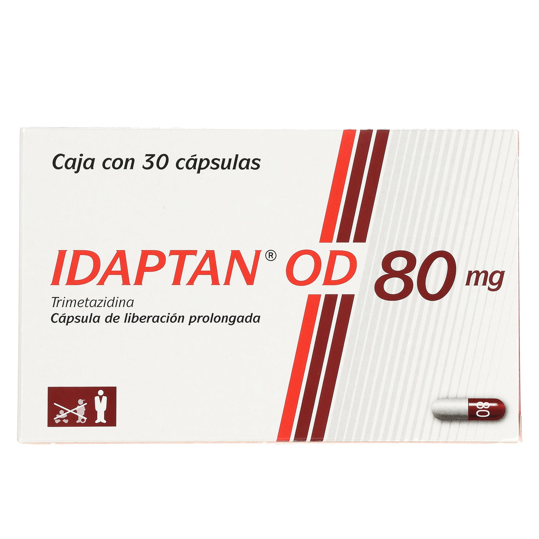 Idaptan Od 80Mg Con 30 Capsulas (Trimetazidina) 1 - 3664898060675