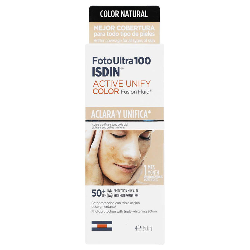Isdin Foto Ultra100 Active Unify Color Fusion Fluid Fps50 50Ml - WeCare Pharma