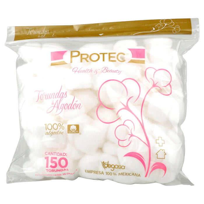 Algodón Torundas Protec Con 150 - WeCare Pharma