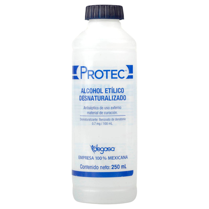 Alcohol Etí­lico Desnaturalizado Protec 250Ml - WeCare Pharma