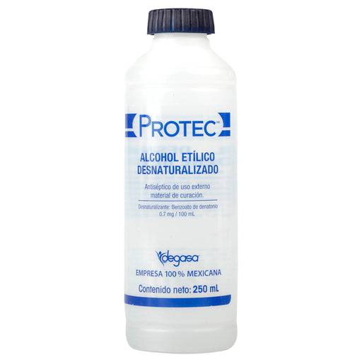 Alcohol Etí­lico Desnaturalizado Protec 250Ml - WeCare Pharma