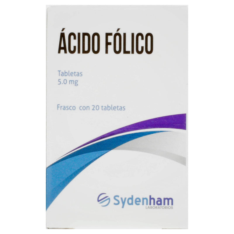 Acido Folico 5Mg Con 20 Tabletas - WeCare Pharma
