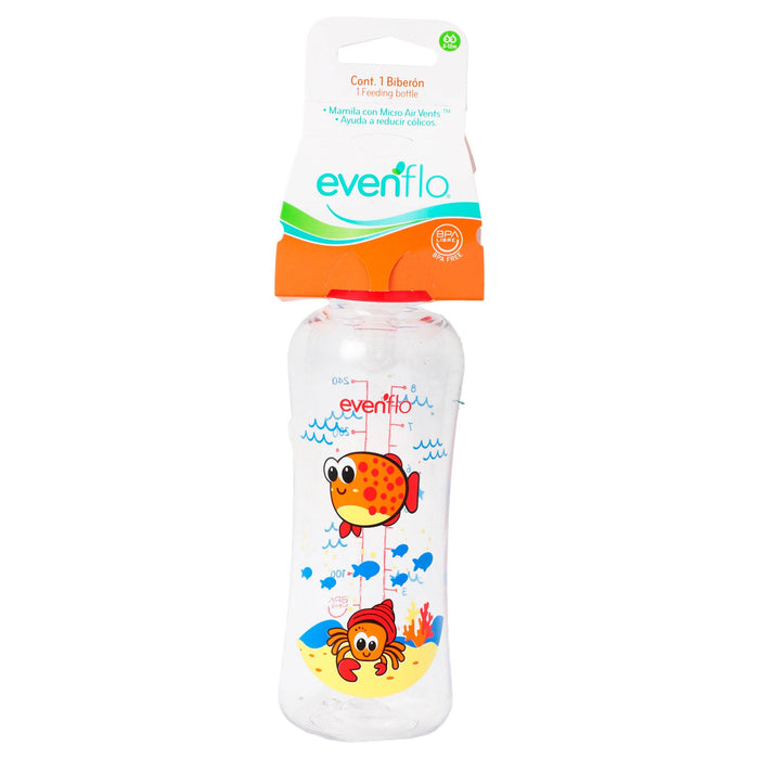 Biberon Acuario 8Oz Evenflo - WeCare Pharma