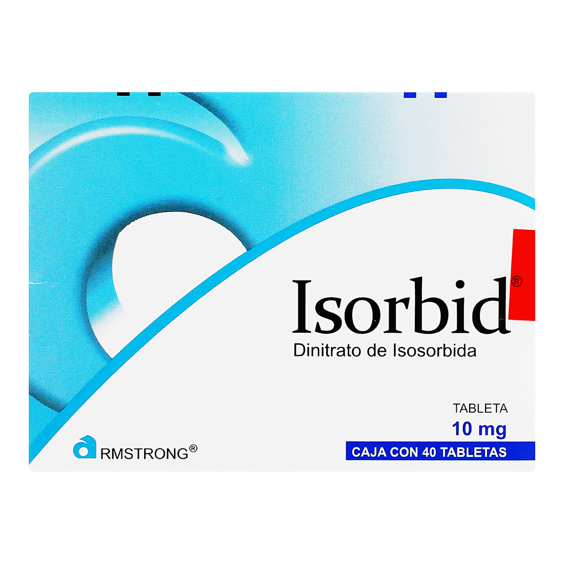 Isorbid 10Mg Con 40 Tabletas (Dinitrato De Isosorbida) 1 - 7501089802965