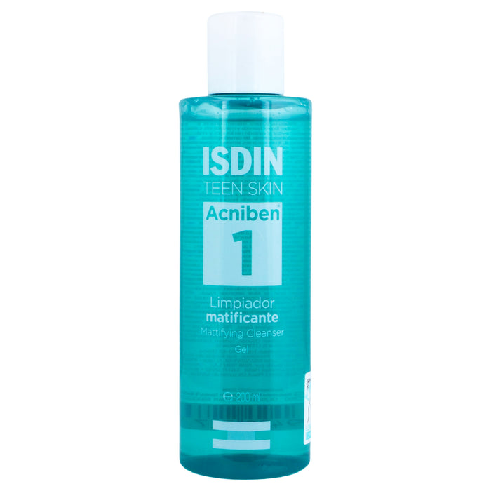 Isdin Teen Skin Acniben 1 Limpiador Matificante 200Ml 1 - 8429420227606