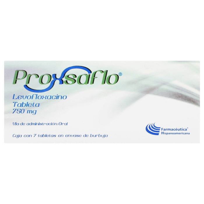 Proxsaflo 750Mg Con 7 Tabletas (Levofloxacino) - WeCare Pharma